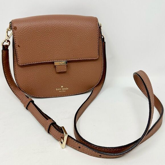 kate spade Handbags - Kate Spade Leonard Street Letty Crossbody Bag Small Purse Tan